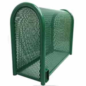Protection Enclosure, 10" x 12" x 18" Forest Green Steel Backflow Lift-Off