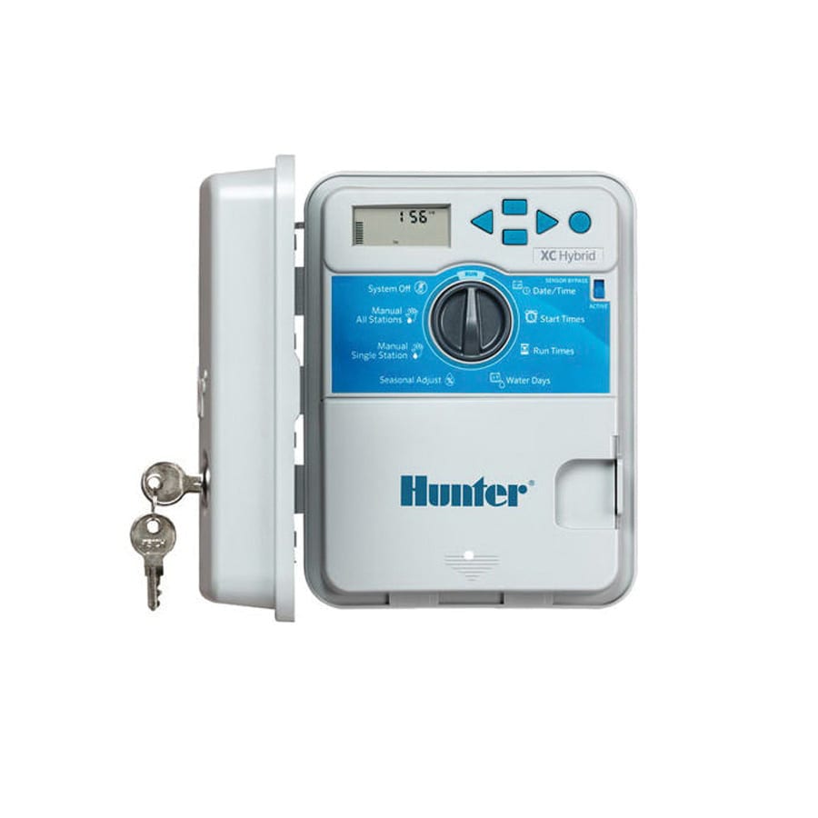 Hunter XC 12 Station Indoor/Outdoor Plastic Hybrid Battery Operated Controller | HTRXCH1200