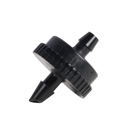 6 mm Self-Piercing Barb 1 gph Black HE Series Point Source Pressure Compensating 100/Bag Drip Emitter | HTXHE10100