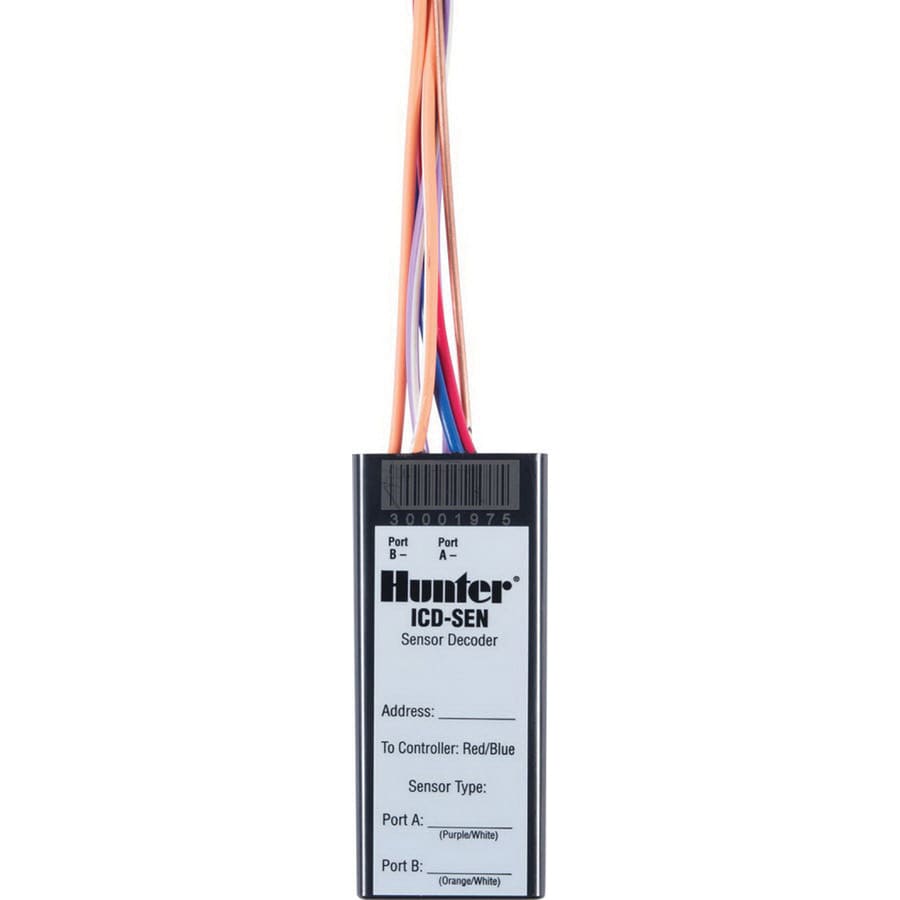 75 to 225 Stations Modular 1-1/2" x 3/4" x 3-1/2" ICD-SEN Series 2 Input with Surge Suppression and Ground Wire Sensor Decoder | HTRICDSEN
