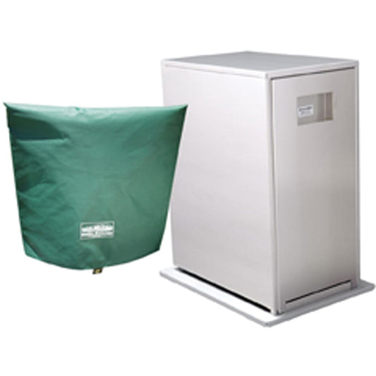 22" x 16" x 30.5" Aluminum Insulated Backflow Enclosure | SBXSBBC22ALI